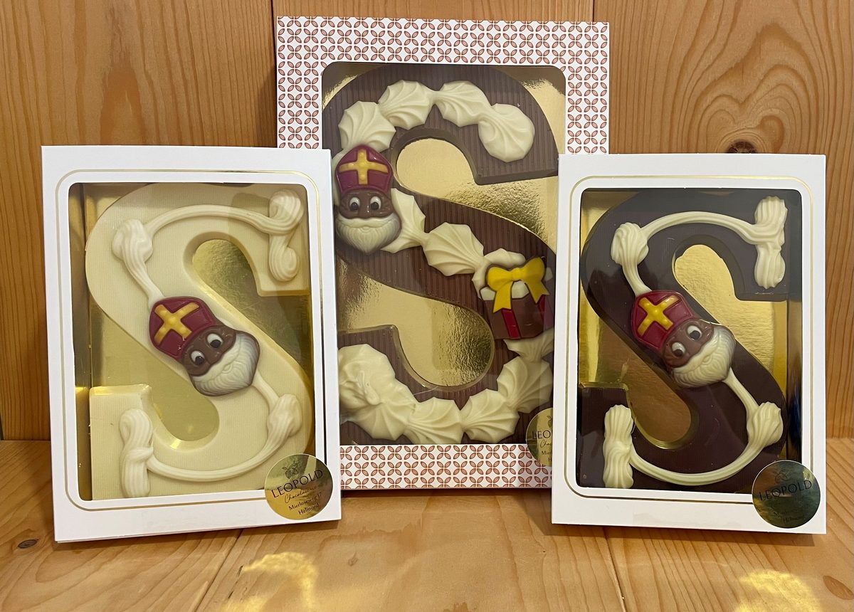 Chocoladeletters voor Sinterklaas